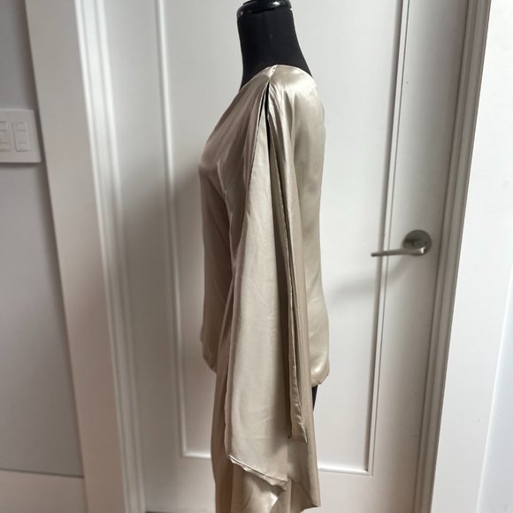 Robert Rodriguez one shoulder silk blouse size 8 - Picture 2 of 12